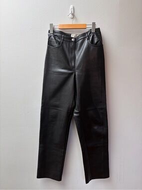 Aritzia Wilfred Melina Leather Pant